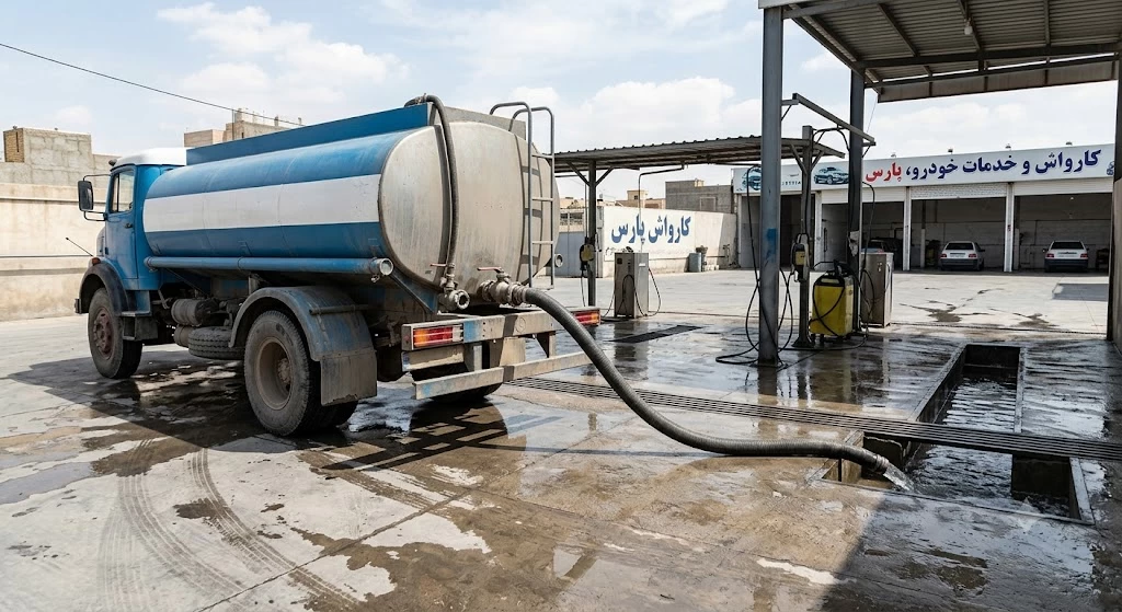 تانکر آبرسانی کاروش